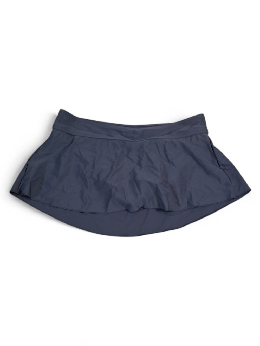 Kona Sol Gray Sporty Modest Swim Skirt Bikini Bottom Women's Size M